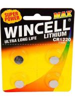 Wincell CR1220 Coin Battery: 4 Pack