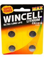 Wincell CR1616 Coin Battery: 4 Pack