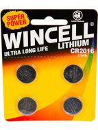 Wincell CR2016 Coin Battery: 4 Pack