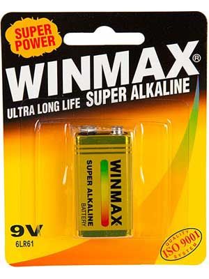 Winmax 9 Volt Battery: 1 Pack