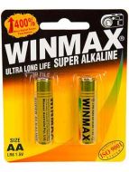 Winmax Ultra Alkaline AA Battery: 2 Pack