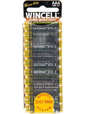 Wincell Super Heavy Duty AAA Battery: 10 Pack