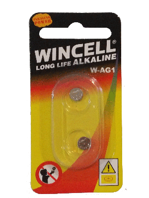 Wincell AG1 Coin Battery: 2 Pack