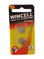 Wincell AG10 Coin Battery: 2 Pack