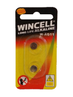 Wincell AG11 Coin Battery: 2 Pack