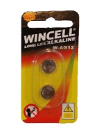 Wincell AG12 Coin Battery: 2 Pack