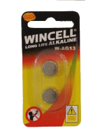 Wincell AG13 Coin Battery: 2 Pack