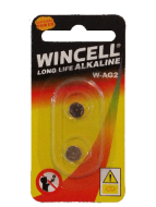 Wincell AG2 Coin Battery: 2 Pack