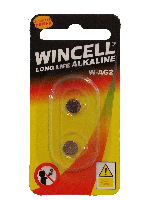 Wincell AG2 Coin Battery: 2 Pack