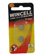 Wincell AG7 Coin Battery: 2 Pack