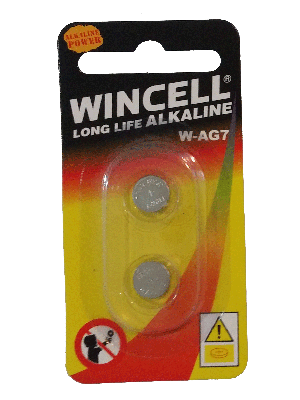 Wincell AG7 Coin Battery: 2 Pack