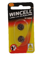 Wincell AG8 Coin Battery: 2 Pack