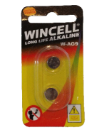 Wincell AG9 Coin Battery: 2 Pack