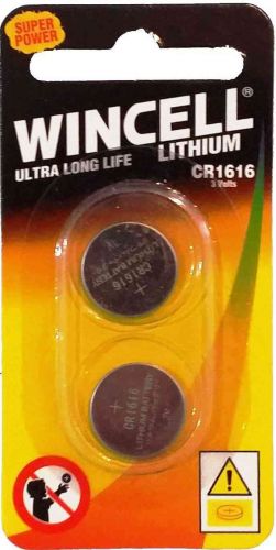 Wincell CR1616 Coin Battery: 2 Pack