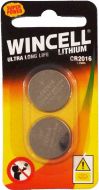 Wincell CR2016 Coin Battery: 2 Pack