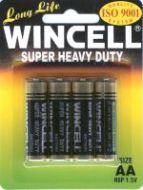 Wincell Super Heavy Duty AA Battery: 4 Pack