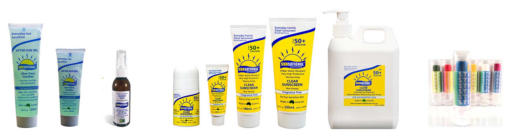 Sunsational Body Care SPF 50+ Sunscreen